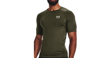 Тениска Under Armour HG Armour Comp Зелено | 1361518-390, 1