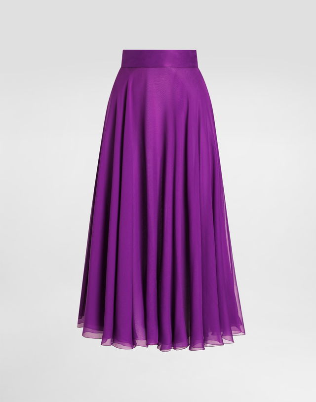 Dolce & Gabbana Chiffon Midi Skirt