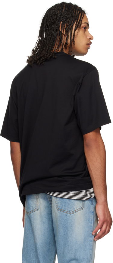 Тениска Dolce & Gabbana Dolce&Gabbana Logo Embroidery T-Shirt Черно | G8PN9ZG7O4E, 2
