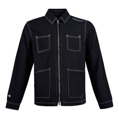 Яке Converse Converse Pocket Woven Jacket Черно | 10020896-A01