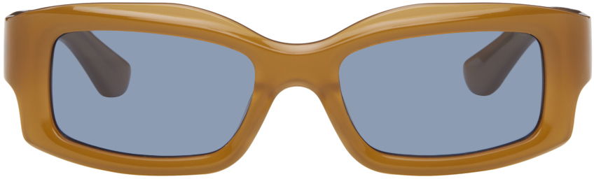 Слънчеви очила Port Tanger Addis Rectangle Sunglasses Кафяво | PT-3806, 0
