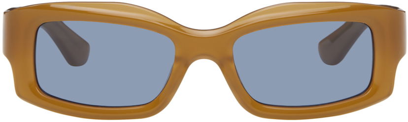 Слънчеви очила Port Tanger Addis Rectangle Sunglasses Кафяво | PT-3806