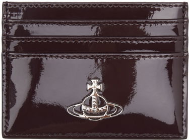 Портфейл Vivienne Westwood Brown Flat Card Holder Черно | 54030006W-L001O-, 0