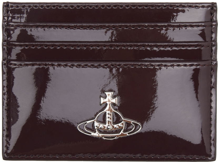 Портфейл Vivienne Westwood Brown Flat Card Holder Черно | 54030006W-L001O-