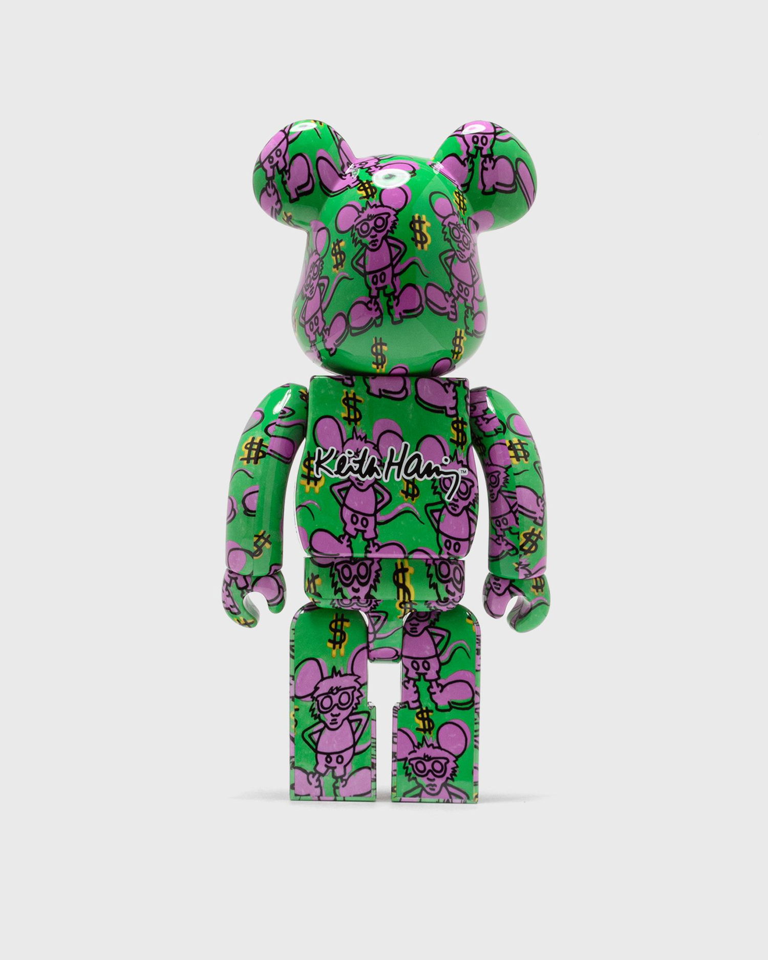 Колекционерско Medicom Toy MEDICOM BEARBRICK 1000% KEITH HARING #11 Зелено | MED1818, 1