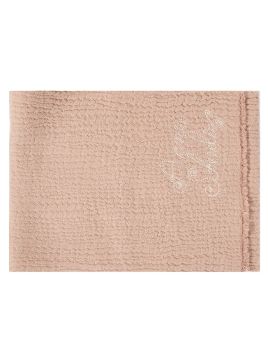 Шал Acne Studios Vakota Crinkle Wool Scarf Dusty Pink Розово | CA0244-416