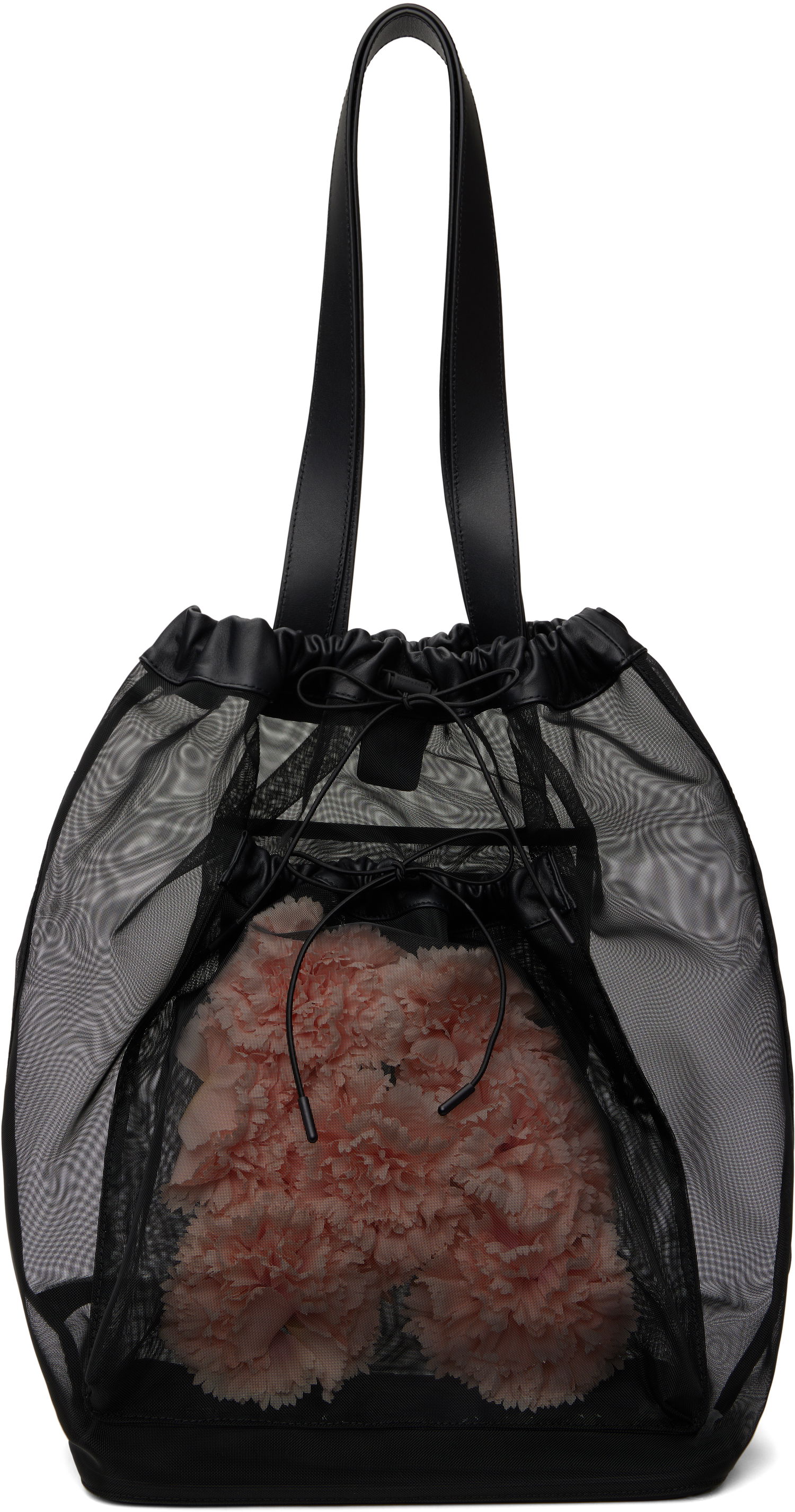 Голяма пазарска чанта Simone Rocha Simone Rocha Carnation Pocket Tote Черно | BAG191F 0805, 0