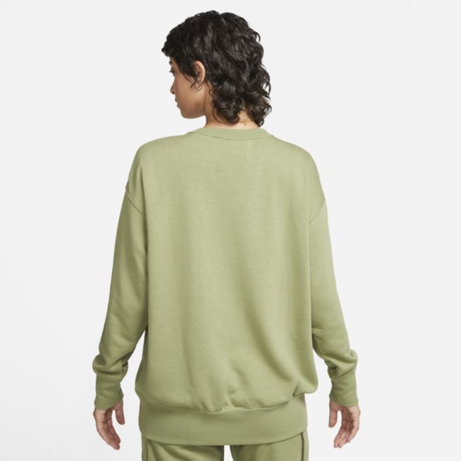Суитчър Nike Air Fleece Crew Sweatshirt Зелено | DQ6567-334, 1