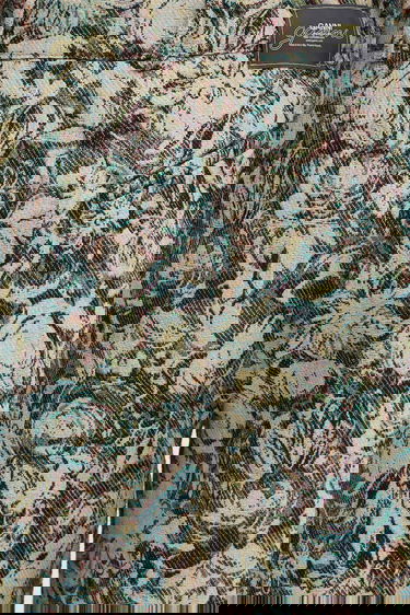 Панталони GANNI Tapestry Jacquard Wide Leg High Waist Pants Многоцветен | W0777, 3