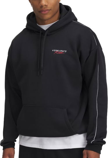 Суитчър Under Armour Project Rock Icon Fleece Hoodie Черно | 1389916-001, 0