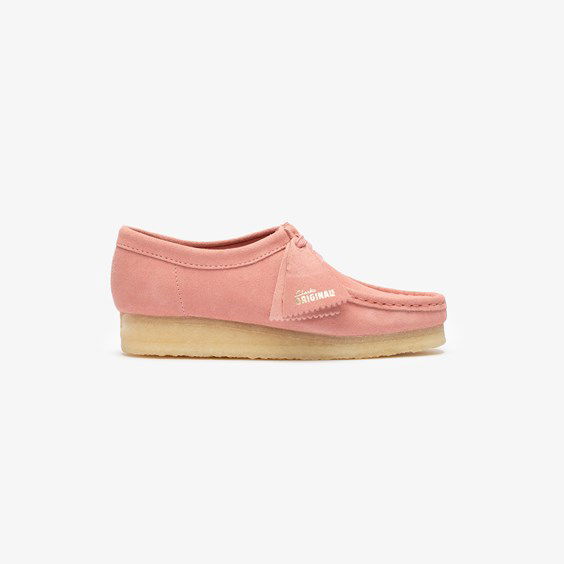 Кецове и обувки Clarks Wmns Wallabee Розово | 26175671, 0