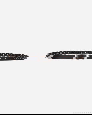 Колани OUR LEGACY Braided Leather Belt 2 cm Черно | A42382BB 001, 2
