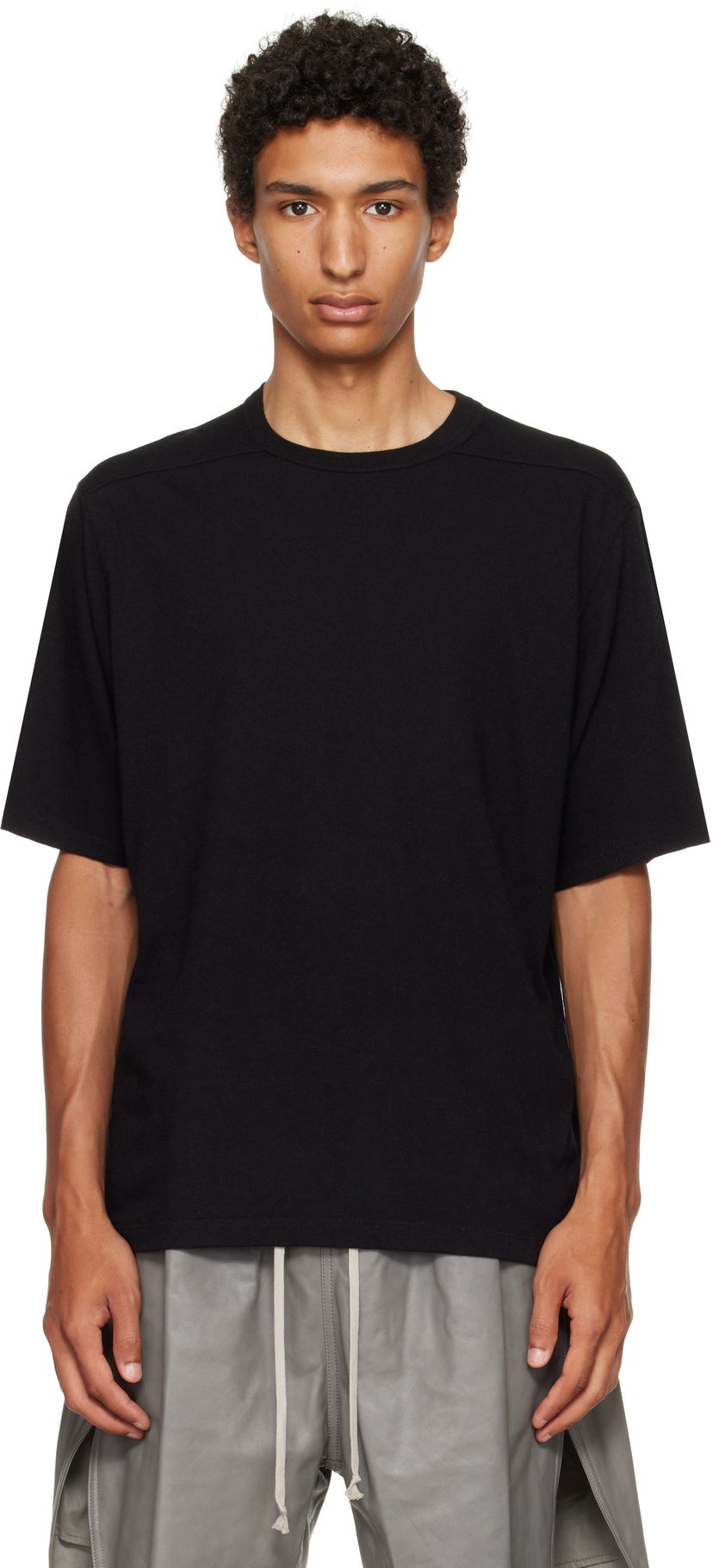 Тениска Rick Owens Rick Owens Concordians Brad T-Shirt Черно | RU02E1232 JR