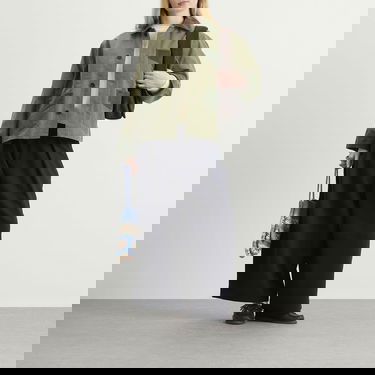 Яке Bode Waxed Craft Jacket X-Small Зелено | WRF25JA016-LTGRN, 4