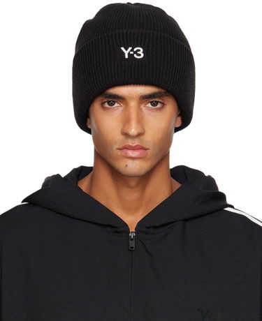 Шапка Y-3 Y-3 Classic Knit Beanie Черно | JW8963, 0