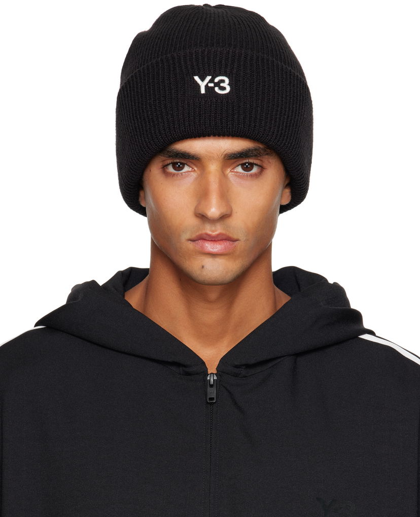 Шапка Y-3 Y-3 Classic Knit Beanie Черно | JW8963