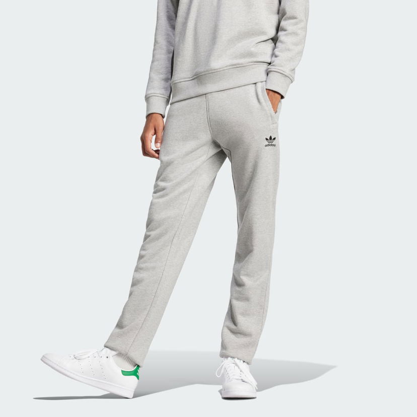Спортни панталони adidas Performance Trefoil Essentials French Terry Sweatpants Сиво | JD2424