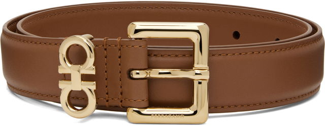 Salvatore Ferragamo Double Gancini Fixed Belt
