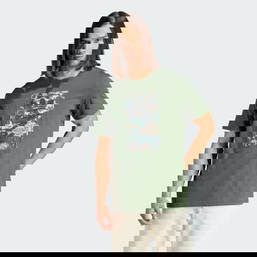 Тениска adidas Originals Graphics Camo Tongue Зелено | IU4684, 0