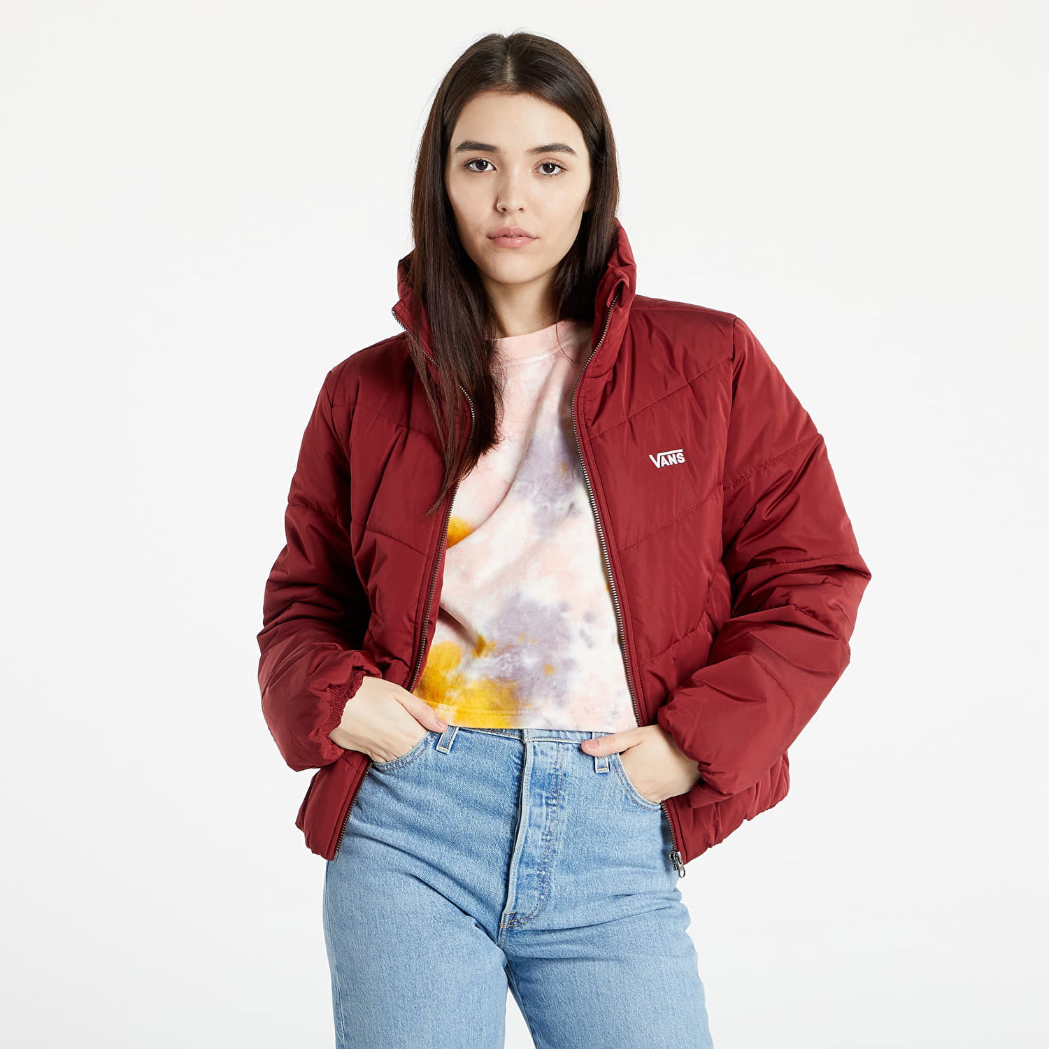 Пухо яке Vans Foundry V Puffer Червено | VN0A4V8MZBS1, 1