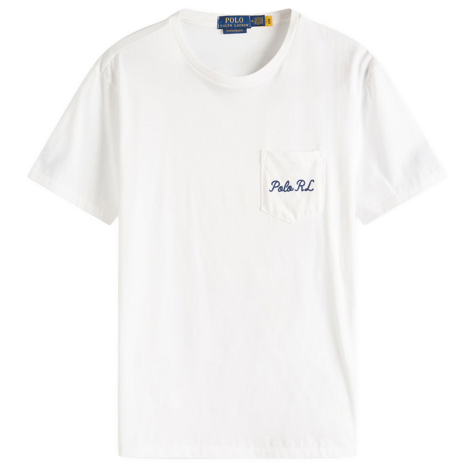 Тениска Polo by Ralph Lauren Ralph Lauren Custom Slim Fit Pocket T-Shirt Бяло | 710969631001, 1