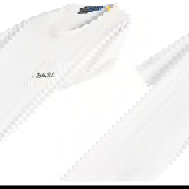 Тениска Polo by Ralph Lauren Ralph Lauren Custom Slim Fit Pocket T-Shirt Бяло | 710969631001, 1