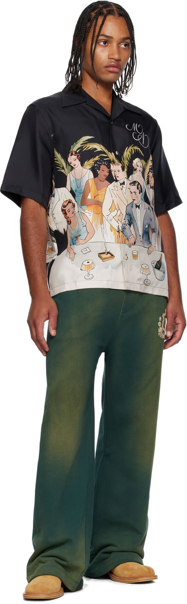 Риза AMIRI AMIRI Bar Scene Resort Shirt Черно | AMSTCA1192, 3