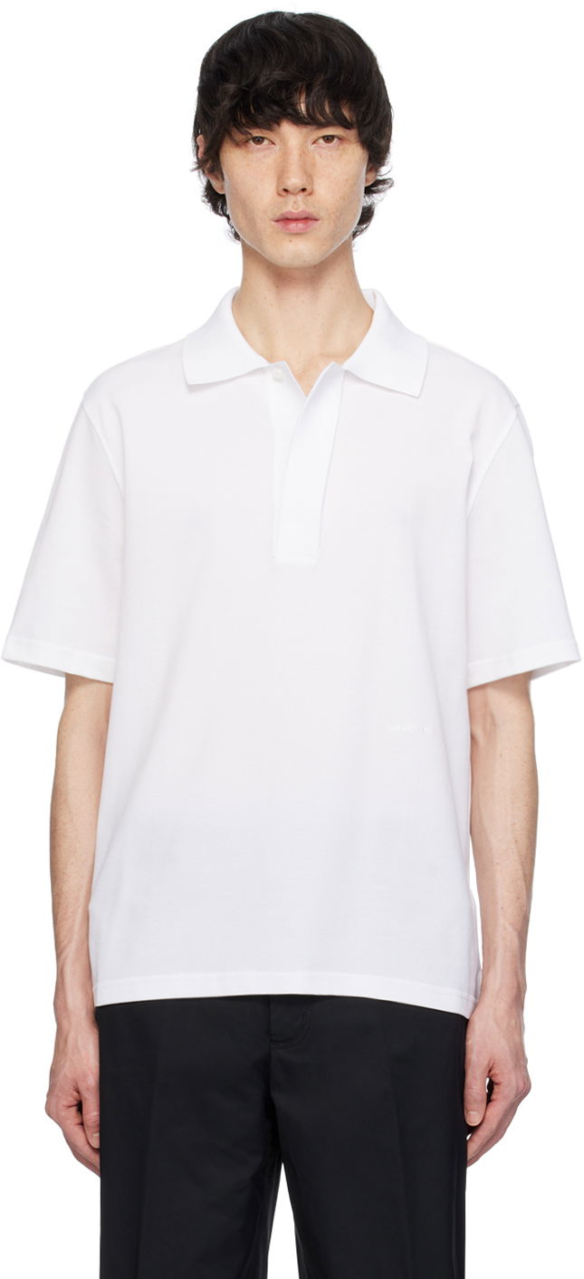 Поло тениска LANVIN Spread Collar Polo Tee Бяло | RM-PL0011-J011-P24, 0