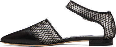 Пола Manolo Blahnik Manolo Blahnik Jatelah Mesh Ballerina Flats Черно | 424-1853, 2