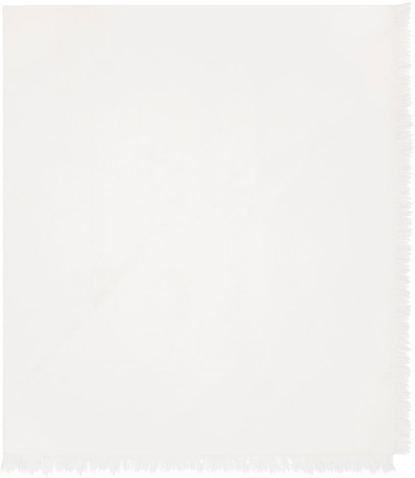 Шал Max Mara Max Mara Pepli Scarf Бяло | 2345410436600 45410436, 0
