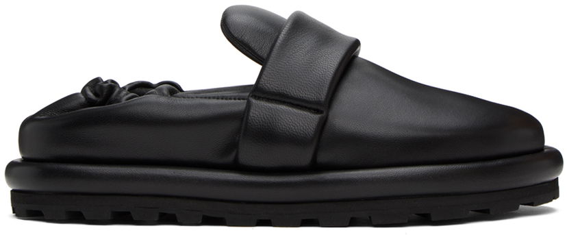Облекло Jil Sander Jil Sander Strap Sabot Loafers Черно | J33WP0022_P5810