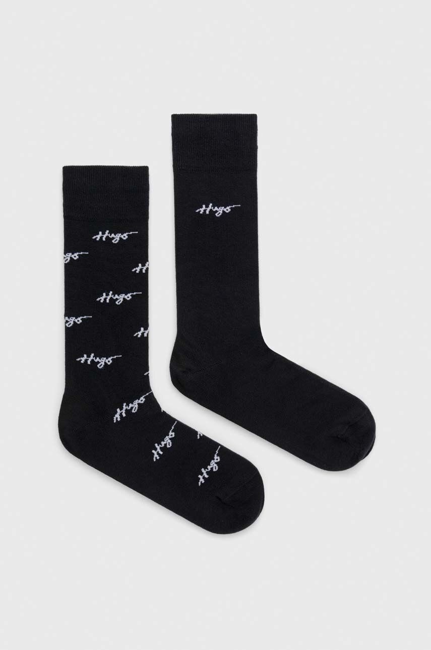 Чорапи BOSS Socks 2-pack Черно | 50491194, 0