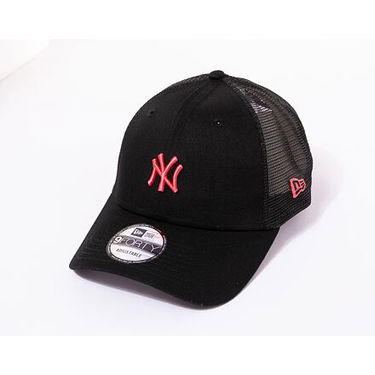 Шапка с козирка New Era 9FORTY Trucker MLB Home Field New York Yankees Black / Lava Red  One Size Черно | 60435268, 2