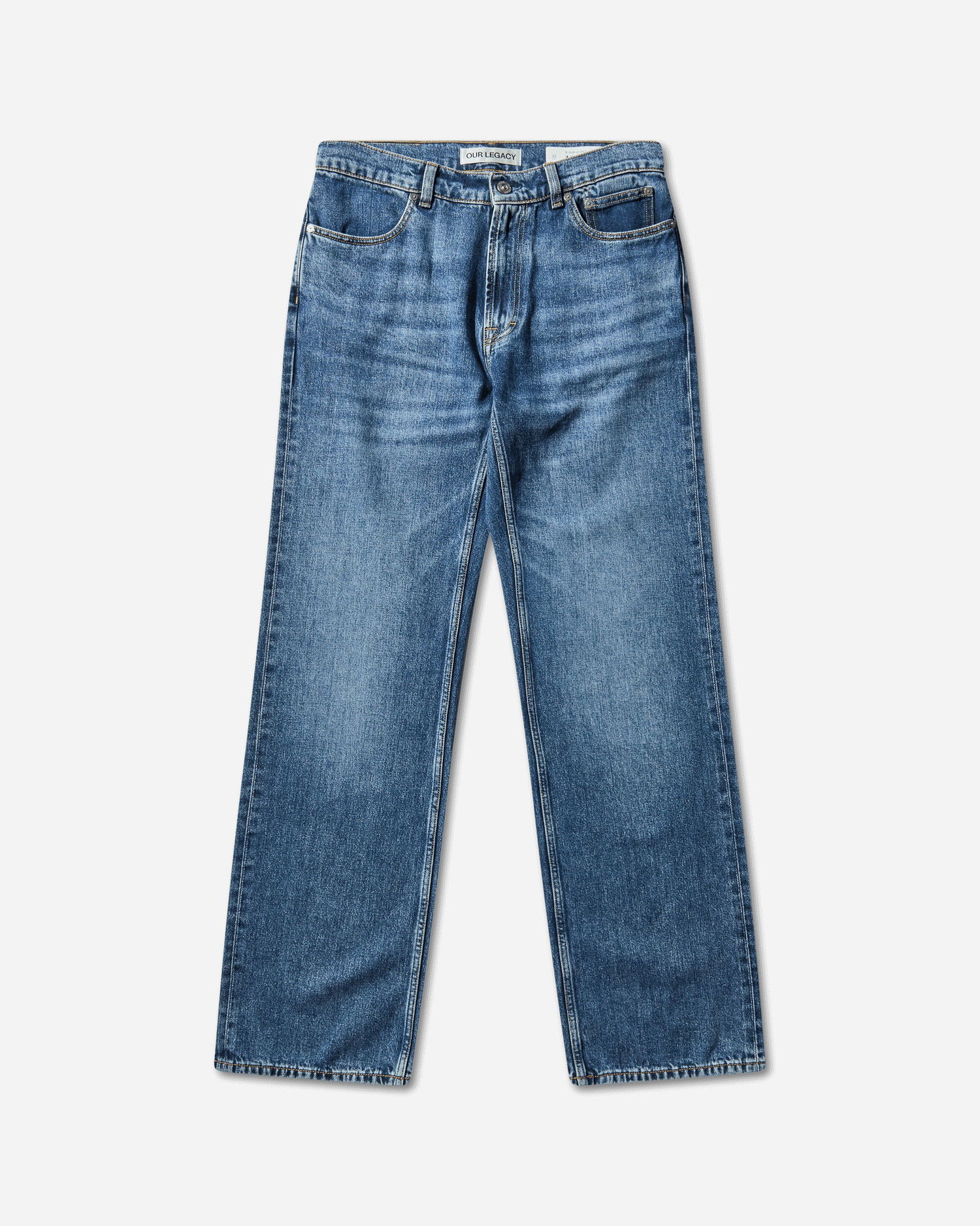 Дънки OUR LEGACY Carlson Cut Jeans Rodeo Wash Синьо | M4255RR 001, 1