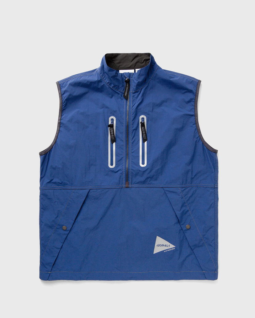 Жилетка GRAMICCI And Wander Brushed Nylon Vest Синьо | GUJ5-S3001-BLUE