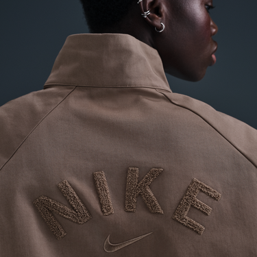 Суитчър Nike Sportswear Collection Relaxed Fit Quarter-Zip Top Кафяво | HJ0231-233, 2