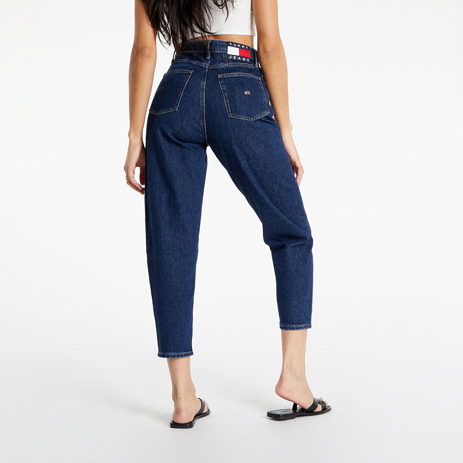 Дънки Tommy Hilfiger Ultra High Rise Tapered Mom Jeans Тъмно синьо | DW0DW10743 1BK, 1