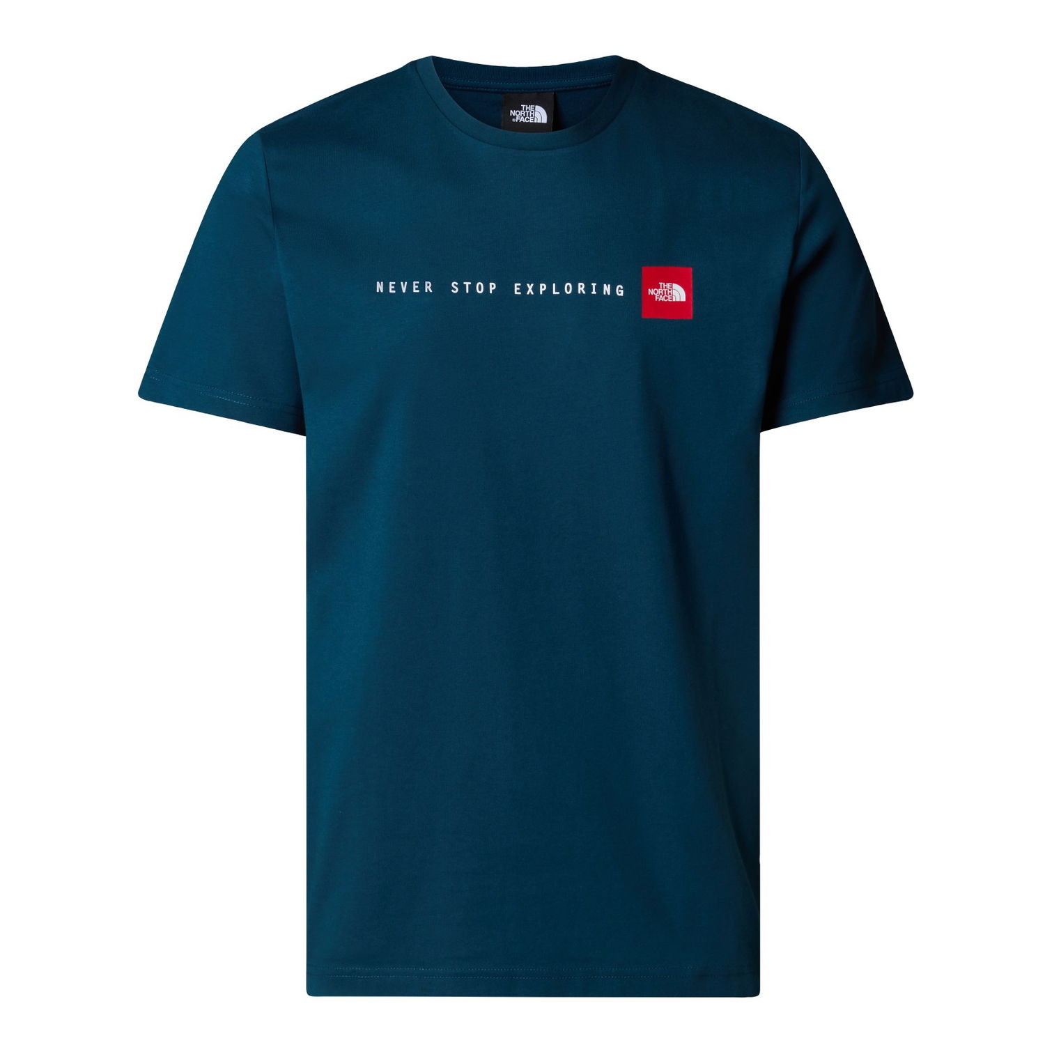 Тениска The North Face Never Stop Exploring T-Shirt Short Sleeve Синьо | NF0A87NS1NO1, 0