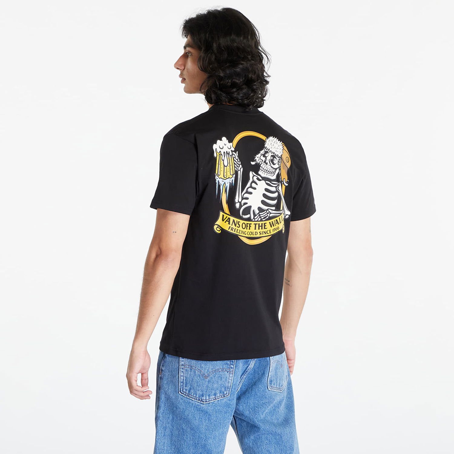 Тениска Vans T-Shirt 66 Below SS Tee Черно | VN000F3KBLK1, 1