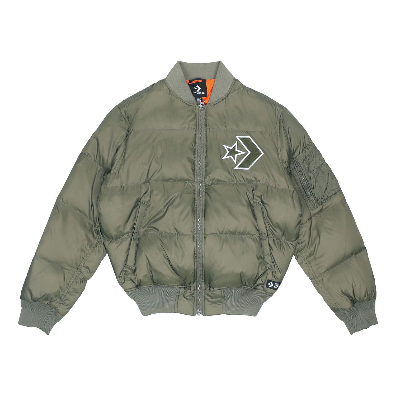 Яке бомбър Converse Down Jacket Зелено | 10006883-A03, 0