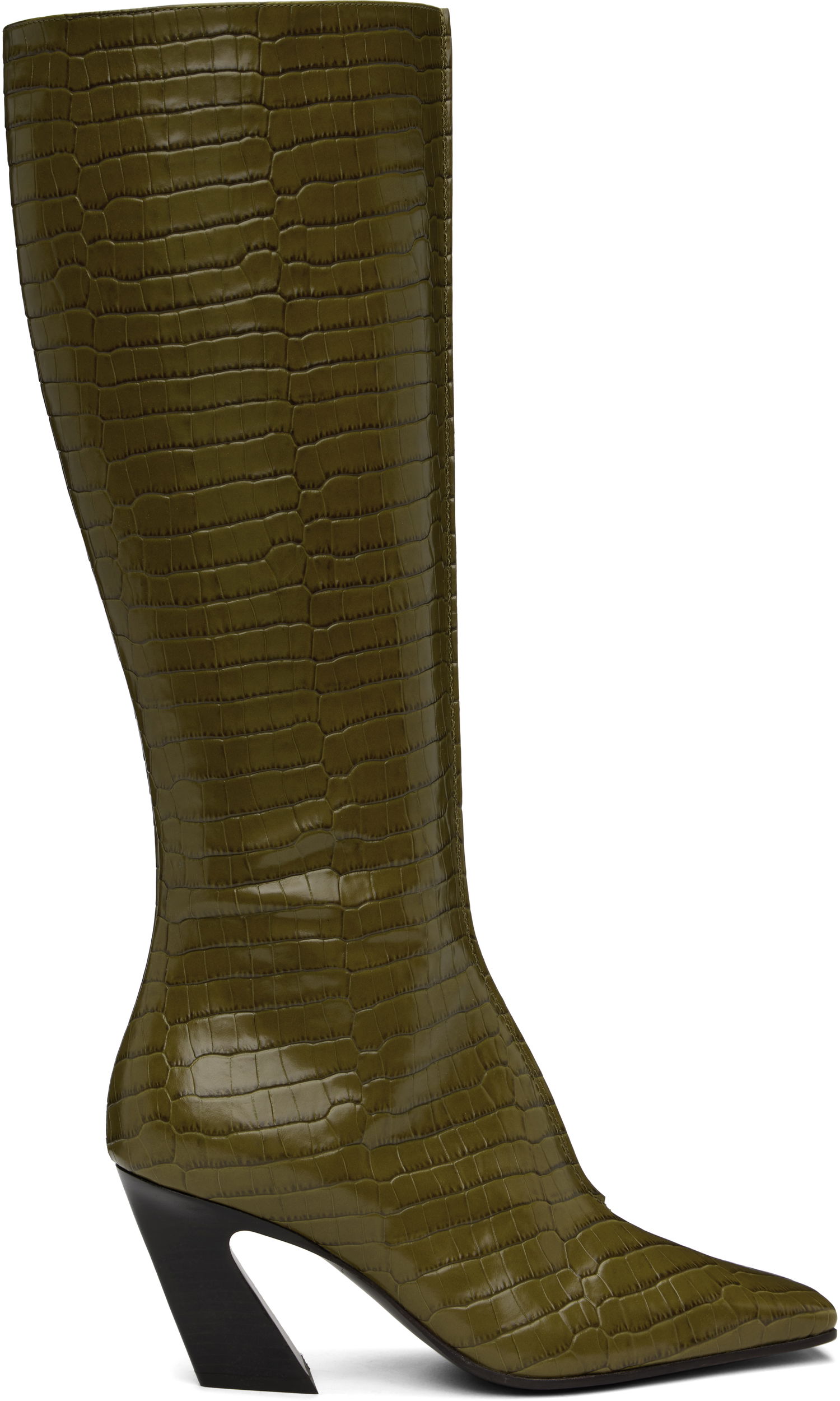 Облекло Bottega Veneta Bottega Veneta Lewis Tall Boots Зелено | 806735 V4PB0, 0