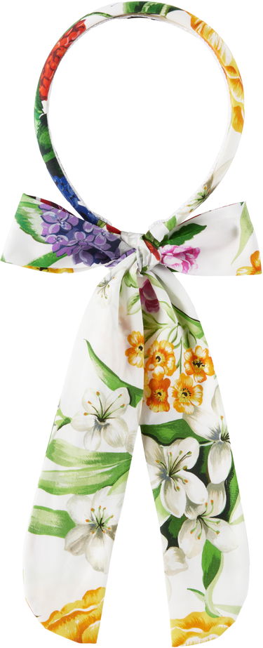 Колани Dolce & Gabbana Dolce&Gabbana Floral Print Headband with Bow Многоцветен | LB3L63 HS5S5, 0