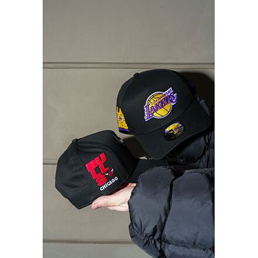Шапка с козирка New Era LA Lakers 9FORTY A-Frame Adjustable Cap Черно | 60595228, 10