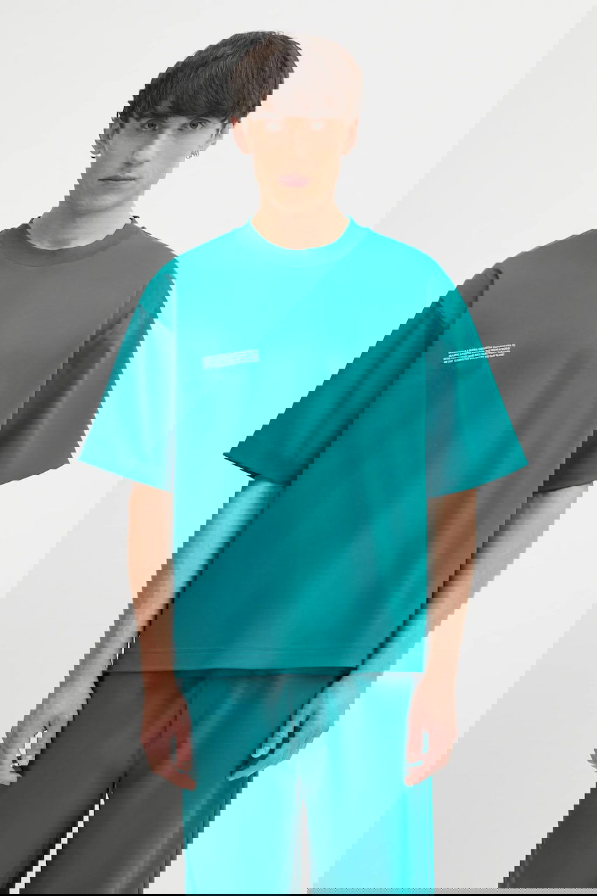 Тениска PANGAIA Pangaia DNA Oversized T-Shirt Зелено | 10002572, 0