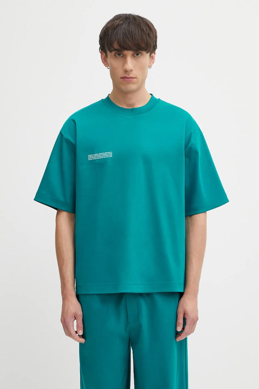 Тениска PANGAIA Pangaia DNA Oversized T-Shirt Зелено | 10002572