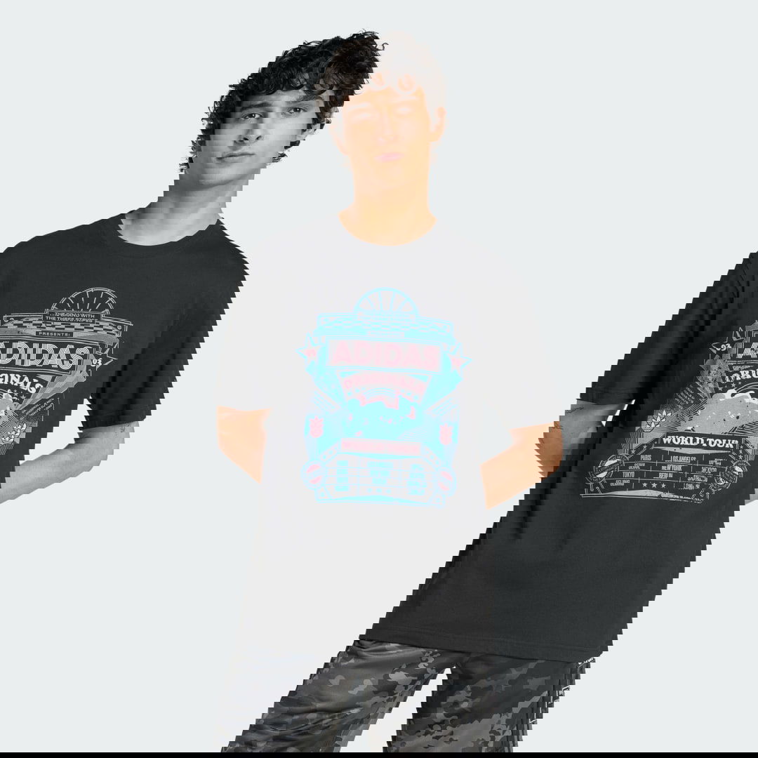 Тениска adidas Performance Training Supply Street Graphic T-Shirt Черно | IZ2585, 0