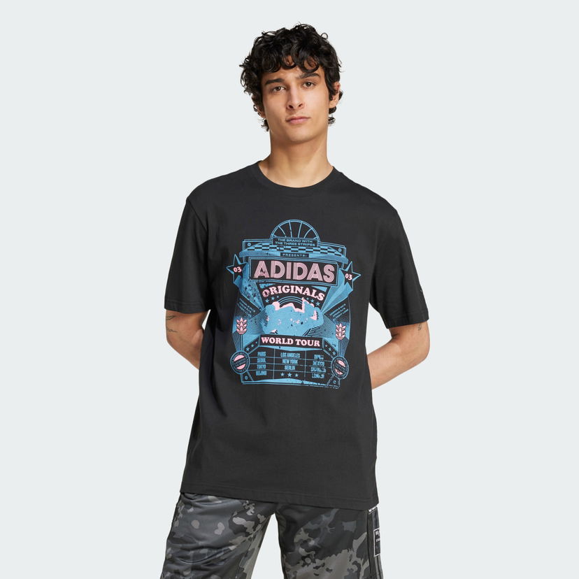 Тениска adidas Performance Training Supply Street Graphic T-Shirt Черно | IZ2585