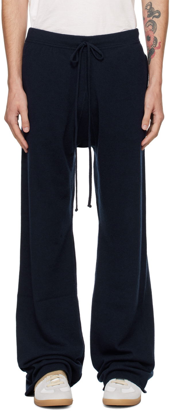 Спортни панталони Maison Margiela Navy Drawstring Sweatpants Черно | S50KA0649 M13060, 0
