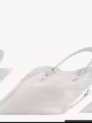 Дамска чанта Balenciaga White Leather City Media Bag Бяло | 8230582AA9S9104, 1