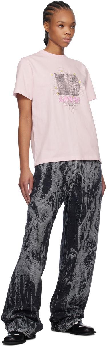 Дънки GANNI Ganni Heavy Denim Izey Jeans Черно | J1595, 3